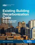 Existing Building Decarbonization Code